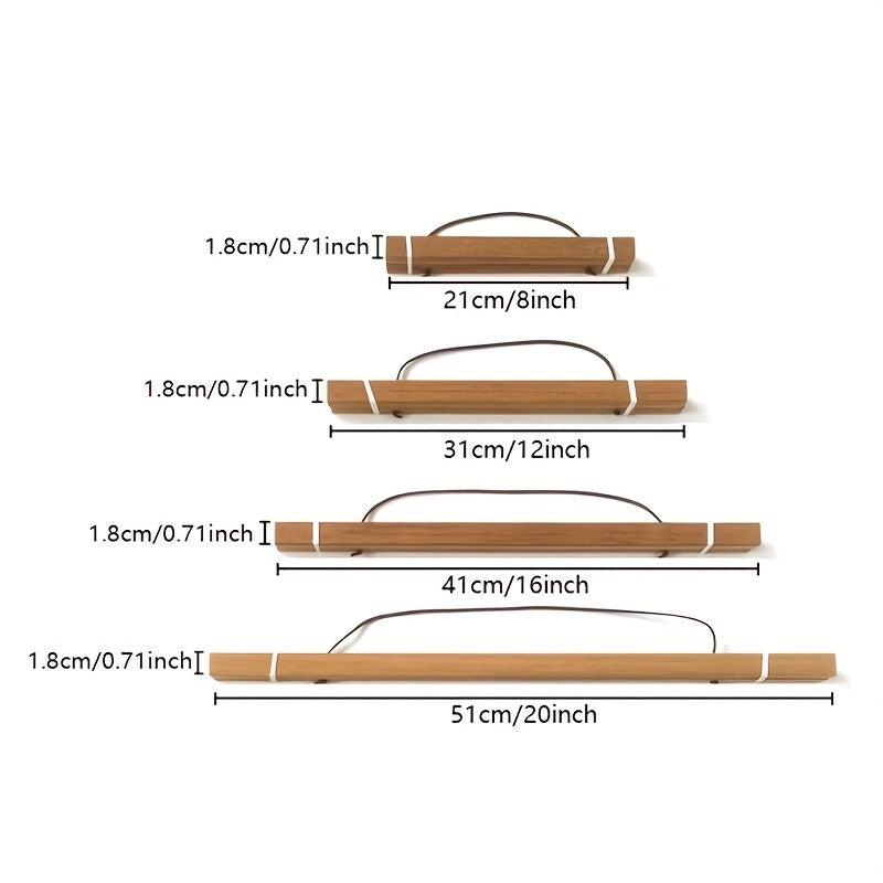 Magnetic Teak Poster Frame for Posters, Paintings, Photos - 1pc