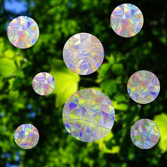 10pcs Rainbow Window Mirror Stickers for Home Decor