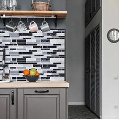 12pcs Kitchen Tile Sticker Bathroom Wall Home Decor