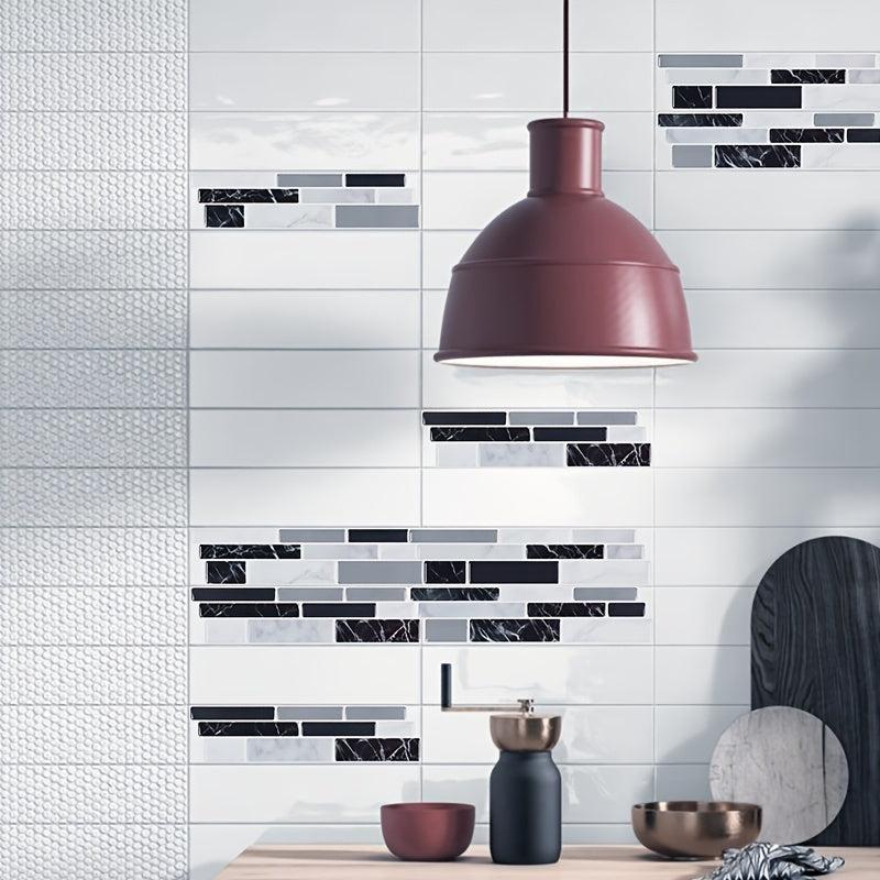 12pcs Kitchen Tile Sticker Bathroom Wall Home Decor