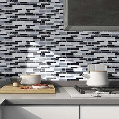 12pcs Kitchen Tile Sticker Bathroom Wall Home Decor
