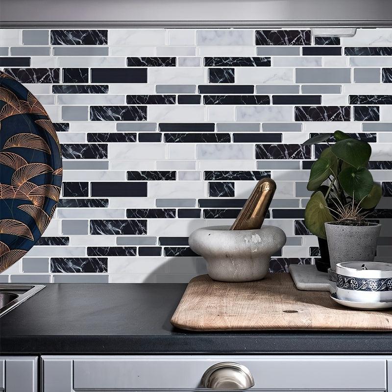 12pcs Kitchen Tile Sticker Bathroom Wall Home Decor