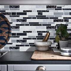 12pcs Kitchen Tile Sticker Bathroom Wall Home Decor
