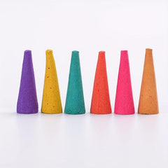 Temple Incense Cones Sandalwood Rose Lemon Fragrance Bulk Gift
