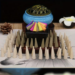 Temple Incense Cones Sandalwood Rose Lemon Fragrance Bulk Gift
