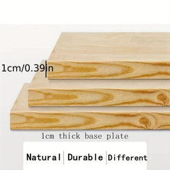 Solid Wood Base Display Box with Acrylic Alternative
