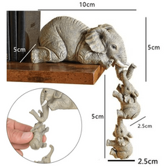 Mother Love Elephant Resin Handicraft Baby Elephant Decoration