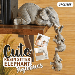 Mother Love Elephant Resin Handicraft Baby Elephant Decoration