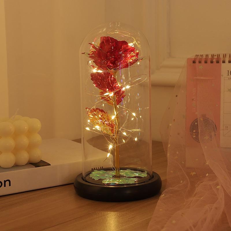 Light Up Red Rose Flower Gift for Mom - Perfect Birthday Christmas Mother's Day