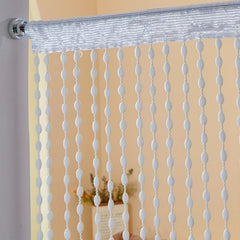1pc Thick Wool Ball Rope Curtain Lantern Curtain Decorative Partition Curtain