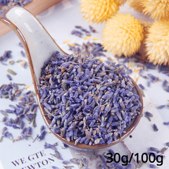 30g 100g DIY Dried Lavender Flowers French Lavender Sachet Soap Candle Crafts