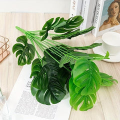 Turtle Backed Bamboo Artificial Flowers for Home Decor