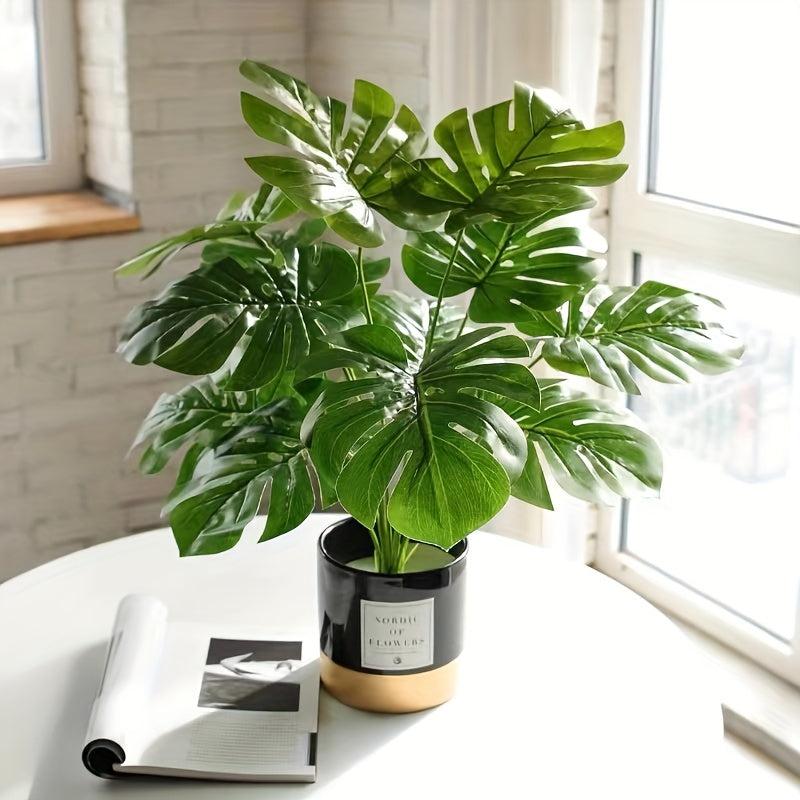 Turtle Backed Bamboo Artificial Flowers for Home Decor