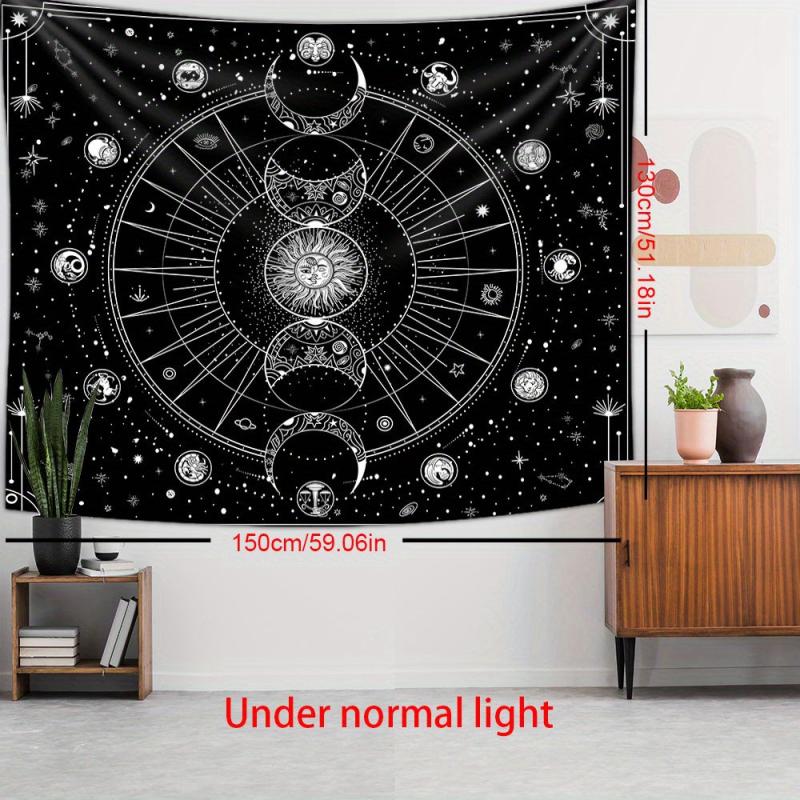 Sun Moon Horoscope Home Decor Tapestry Wall Decor