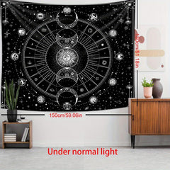 Sun Moon Horoscope Home Decor Tapestry Wall Decor