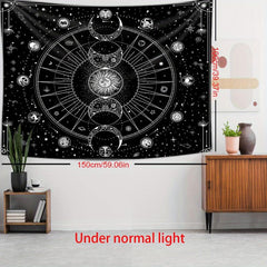 Sun Moon Horoscope Home Decor Tapestry Wall Decor