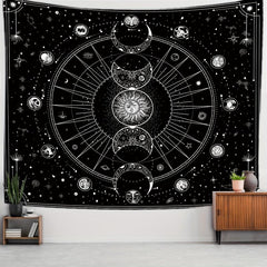 Sun Moon Horoscope Home Decor Tapestry Wall Decor