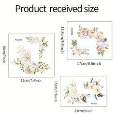 Witch Halloween Floral Switch Outlet Wall Sticker Decal