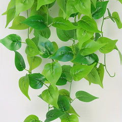 2pcs Hanging Ivy Leaves 3.3ft Artificial Plants Indoor Outdoor Decor