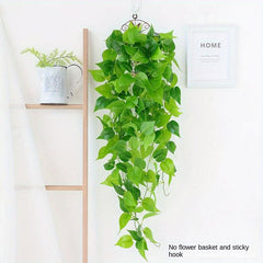 2pcs Hanging Ivy Leaves 3.3ft Artificial Plants Indoor Outdoor Decor