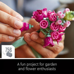 Artificial Flower Bouquet Set with Roses for Home Decor