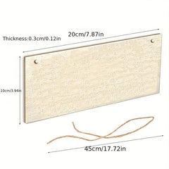 Beach Print Wooden Wall Hanging Plaque Room Decor Home Decor