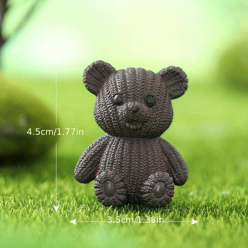 Woolen Bear Keychain Perfect Pendant for Car Keys Birthdays and Children's