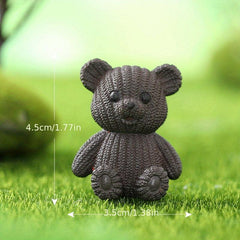 Woolen Bear Keychain Perfect Pendant for Car Keys Birthdays and Children's