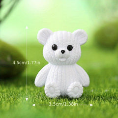 Woolen Bear Keychain Perfect Pendant for Car Keys Birthdays and Children's