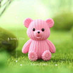 Woolen Bear Keychain Perfect Pendant for Car Keys Birthdays and Children's