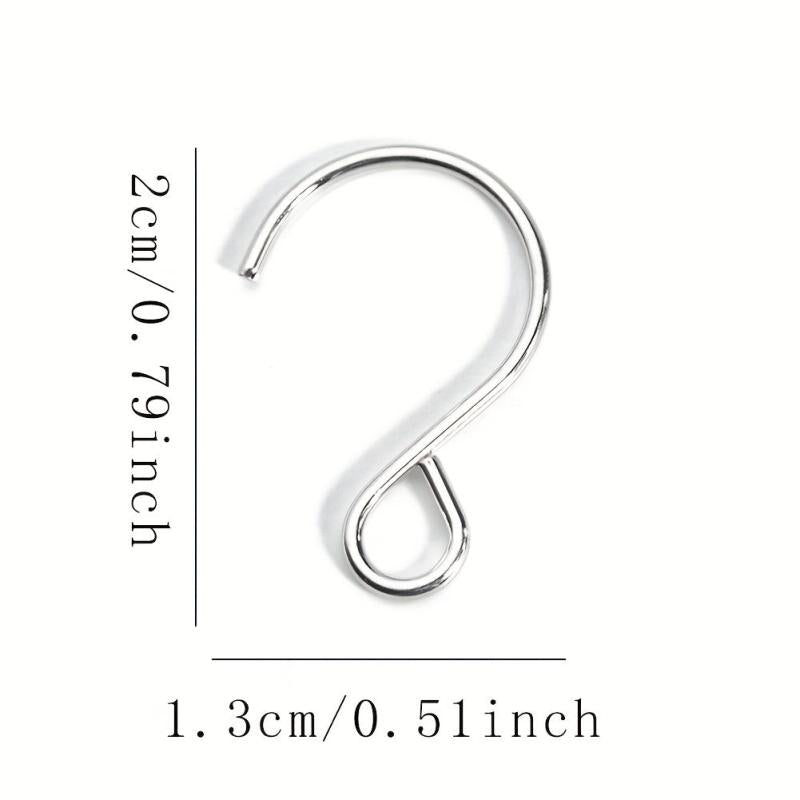 20pcs S Shape Hooks Multifunctional Metal Hooks for DIY Wall Decor