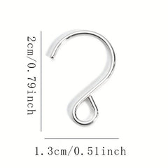 20pcs S Shape Hooks Multifunctional Metal Hooks for DIY Wall Decor