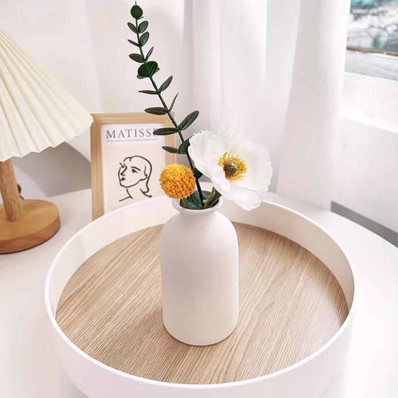 Retro Frosted Ceramic Vase Home Decor