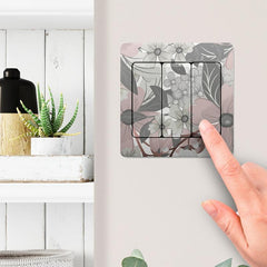 Modern Art Abstract Flower Removable Sticker for Home Decor