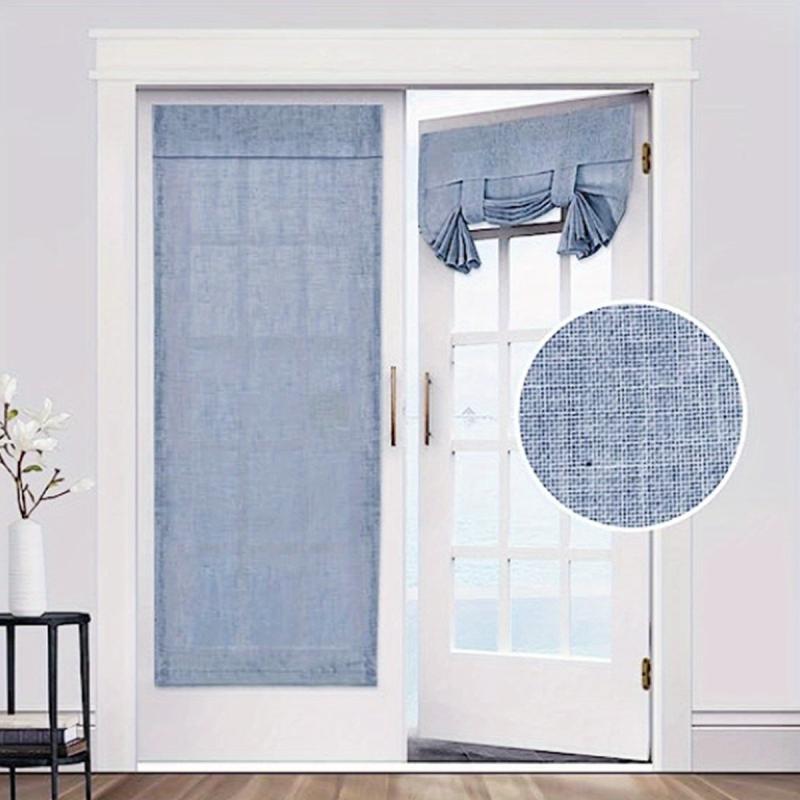 French Door Curtains Privacy Tie Up Shade 66x172cm