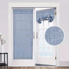 French Door Curtains Privacy Tie Up Shade 66x172cm