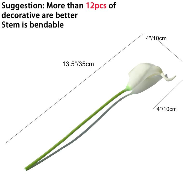 1pc Artificial Calla Lily Faux Flower Realistic Simulation Flower DIY Craft