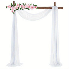 Wedding Arch Draping Fabric Sheer Backdrop Curtains Tulle Drapery