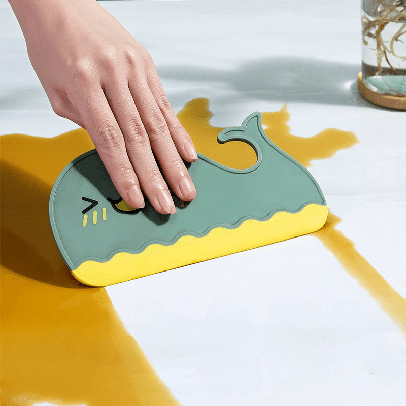 Cartoon Whale Water Scraping Board Bathroom Mirror Cleaning Scraping Mirror Wipe
