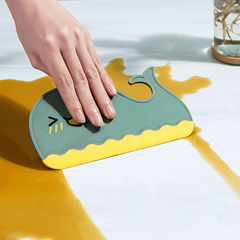 Cartoon Whale Water Scraping Board Bathroom Mirror Cleaning Scraping Mirror Wipe
