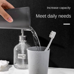 Minimalist Plastic Gargle Cup Toothbrush Cup Bathroom Tumbler