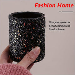 Makeup Brush Storage Bucket Sequin Decorative Eyebrow Pencil Brush Pen Storage