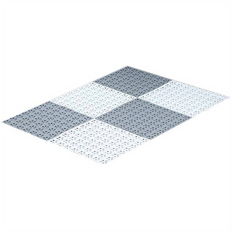 Hollow Out Bathroom Mat Shower Carpet with Drain Holes