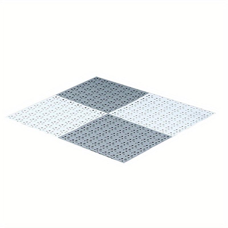 Hollow Out Bathroom Mat Shower Carpet with Drain Holes