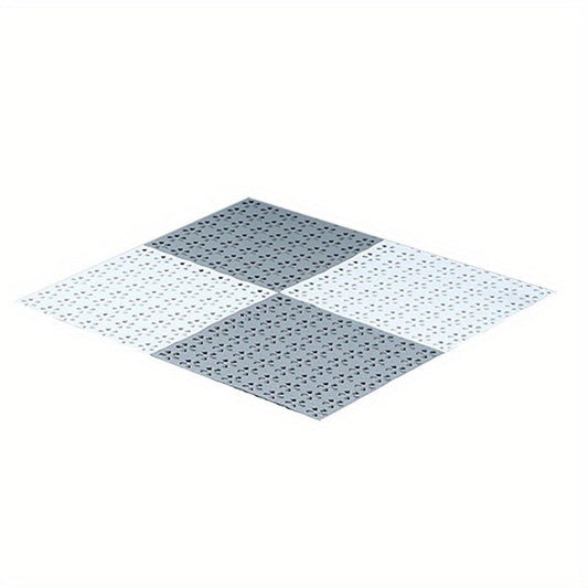Hollow Out Bathroom Mat Shower Carpet with Drain Holes