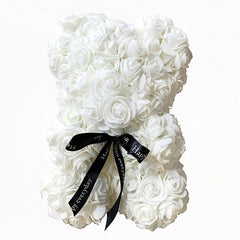 Rose Bear Artificial Foam Flowers for Valentines Mothers Anniversary Wedding