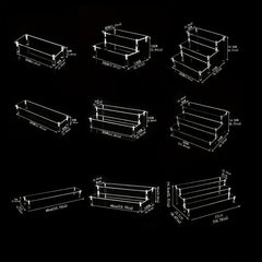 Acrylic Display Stand Pottery Storage Rack Doll Clay Figurine
