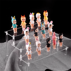 Acrylic Display Stand Pottery Storage Rack Doll Clay Figurine