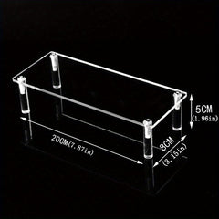 Acrylic Display Stand Pottery Storage Rack Doll Clay Figurine