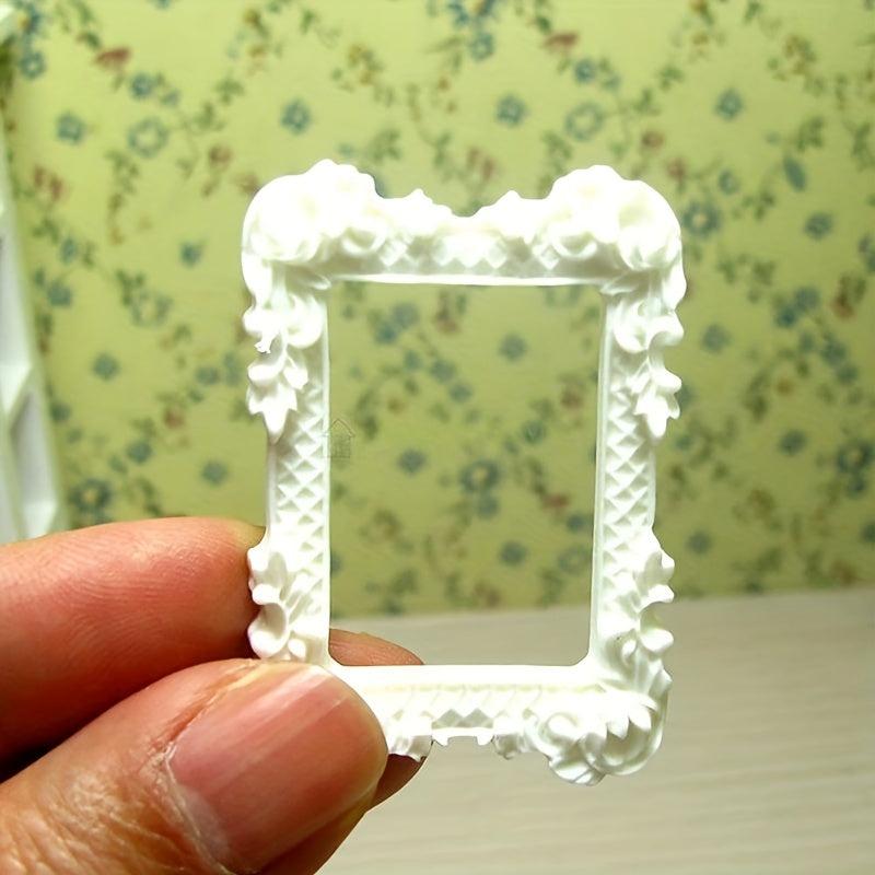 Resin Photo Frame for Wall Hanging and Dollhouse Decor